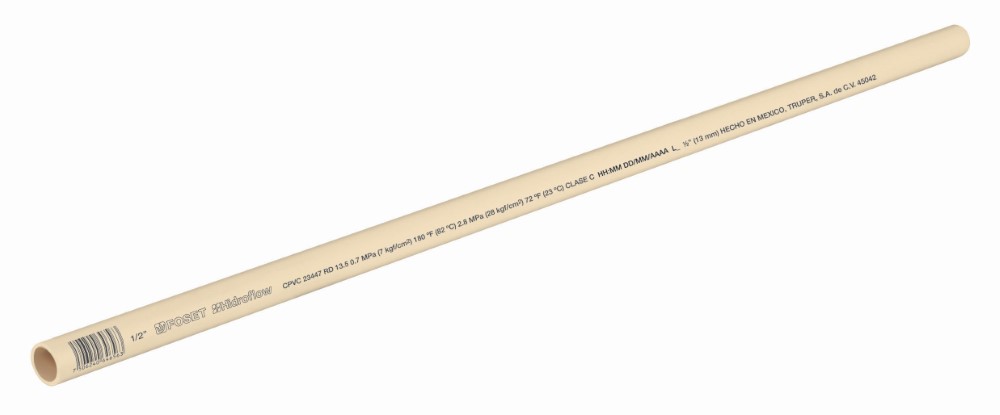TUBO CPVC 1/2 3 MT FOSET