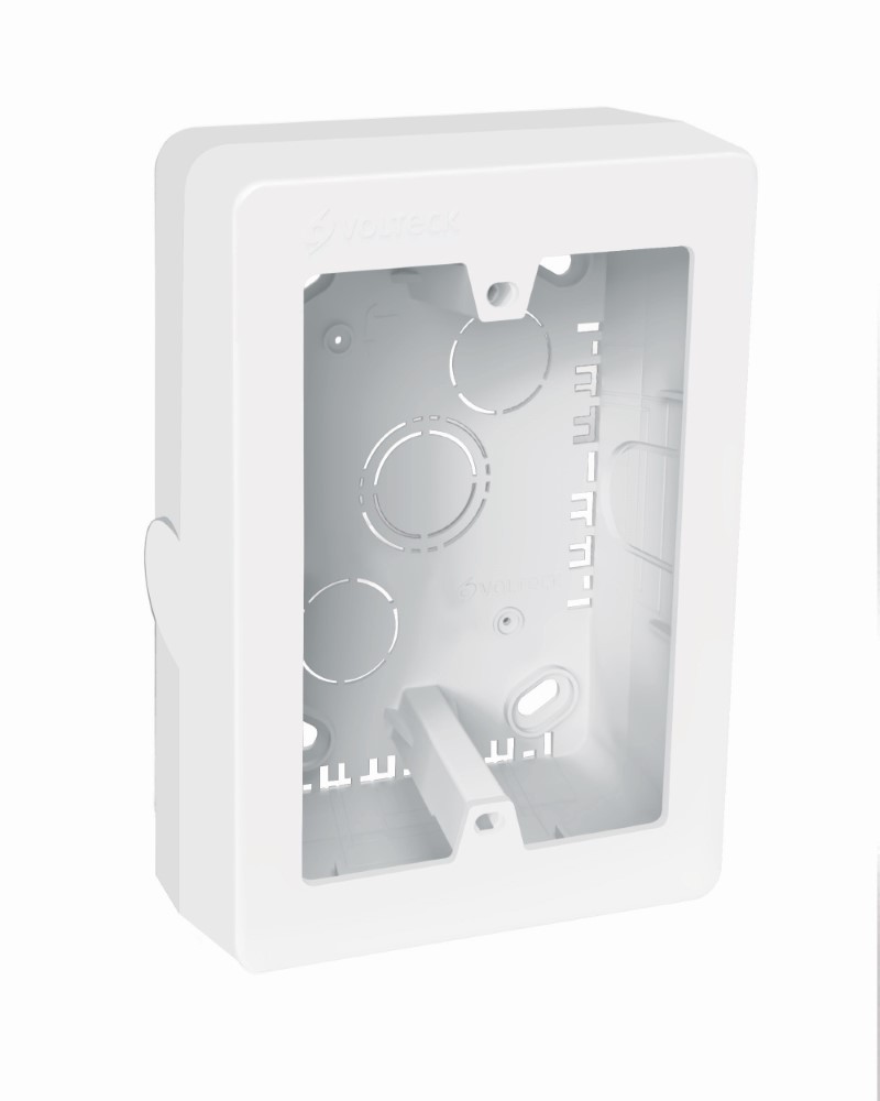 CAJA CONTACTO CANALETA 3 X 5 BLANCA