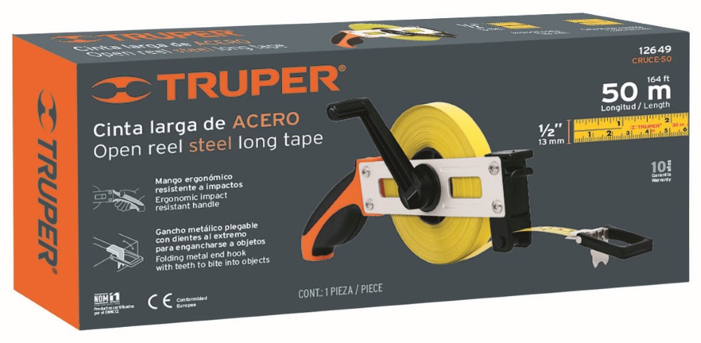 CINTA LARGA METALICA TIPO CRUCETA 50M