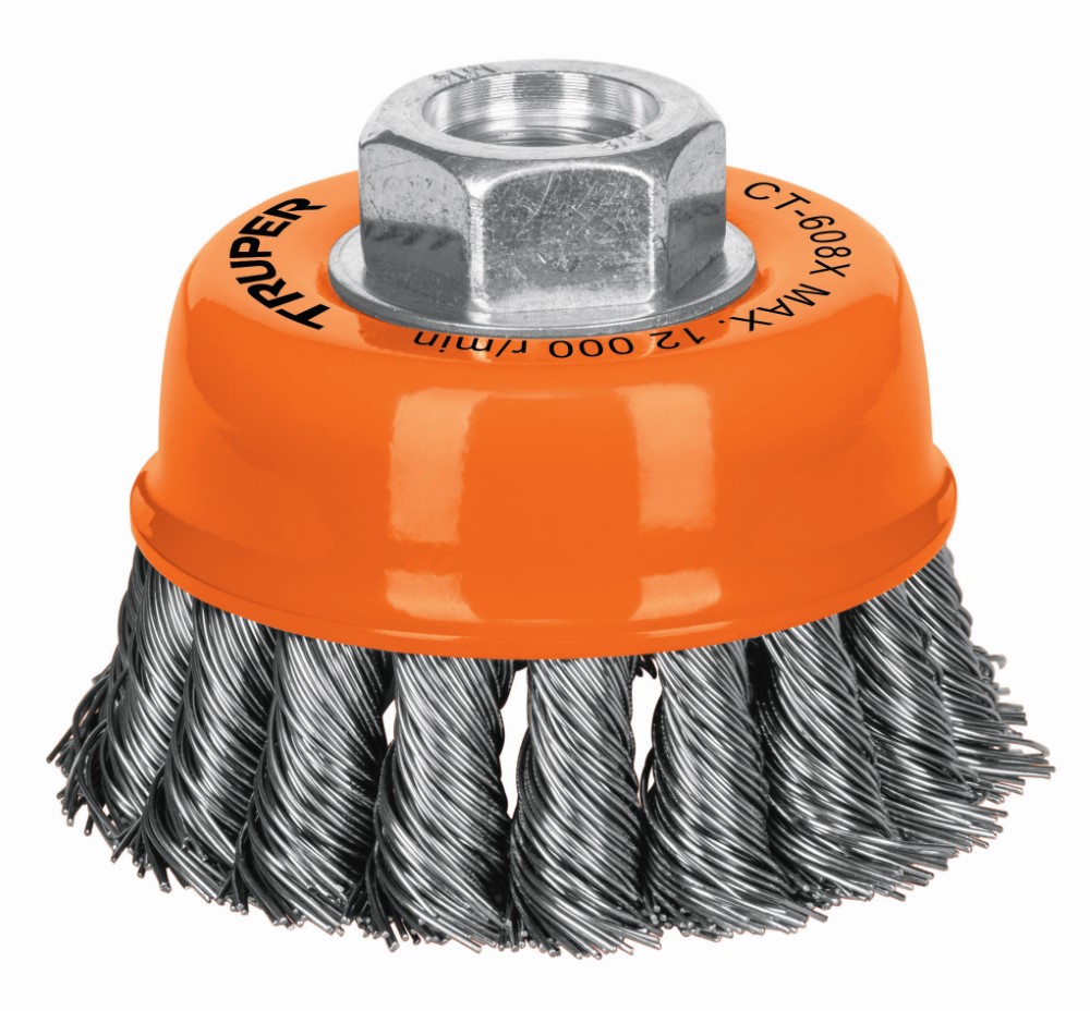 CARDA COPA TRENZADO GRUESO 3 X 5/8 17529