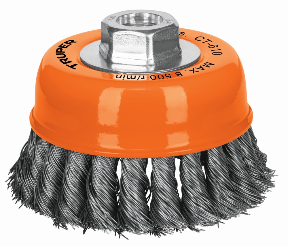 CARDA COPA ALAMBRE TRENZADO FINO 4