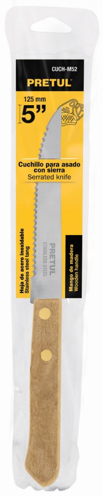CUCHILLO ASADO CON SIERRA PRETUL CUCH-M5