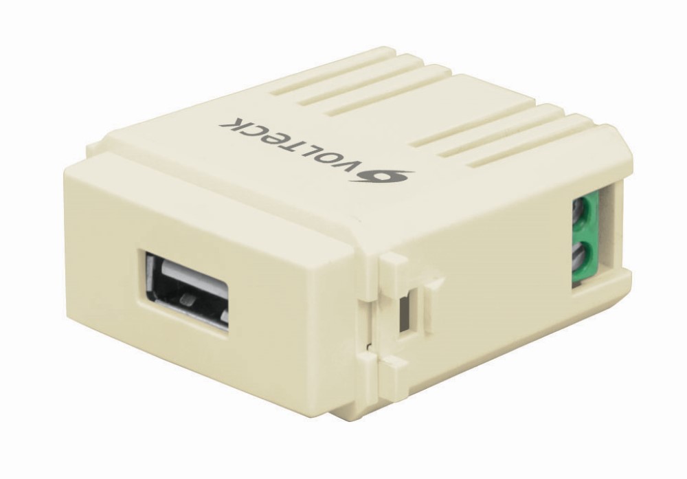 CONTACTO USB 1A LINEA ITALIANA MARFIL TR