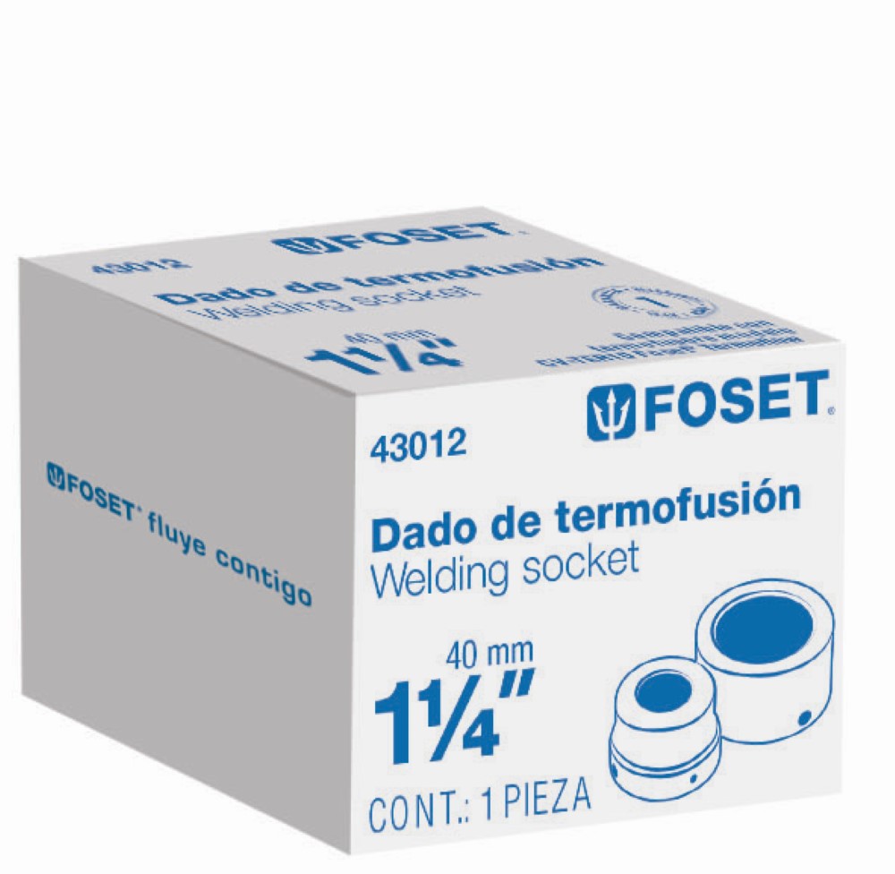 DADO TERMOFUSORA 40 MM 43012