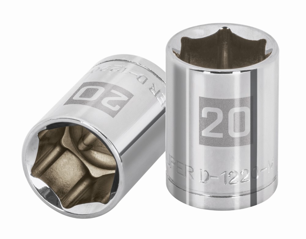 DADO 20MM ENT 1/2 CORTO 6PT 13270