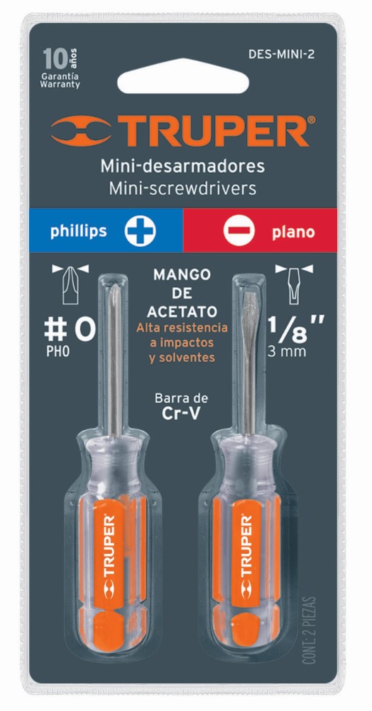 JUEGO 2 DESARMADORES MINI 14199