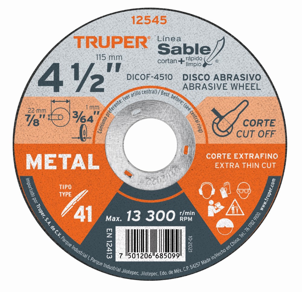 DISCO CORTE 4 1/2