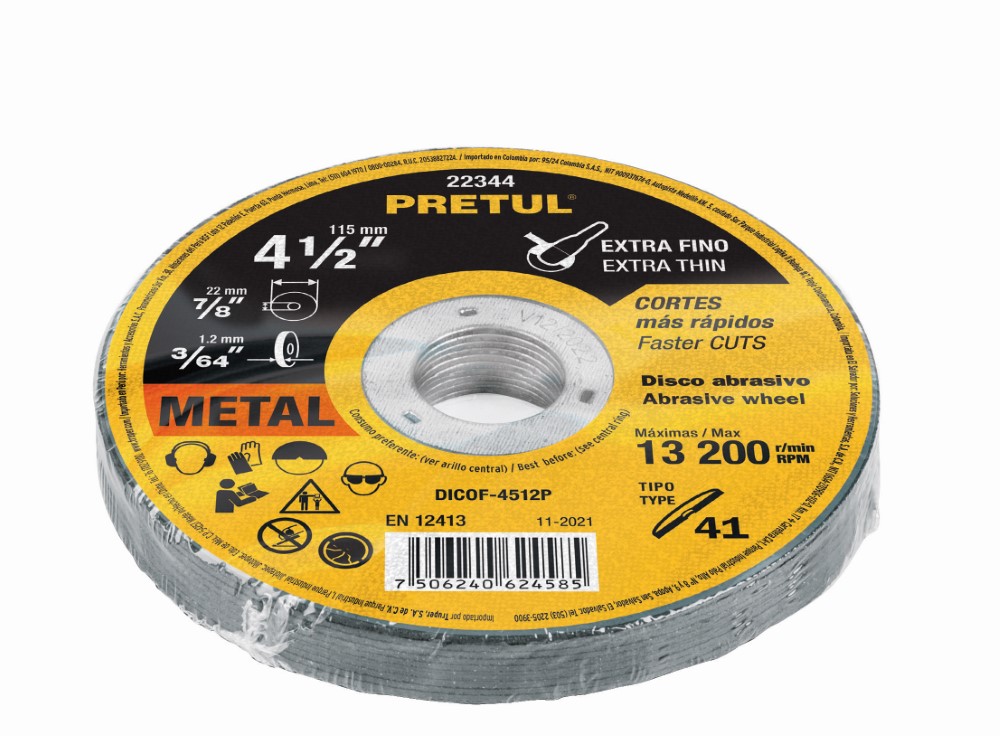 DISCO CORTE 4 1/2