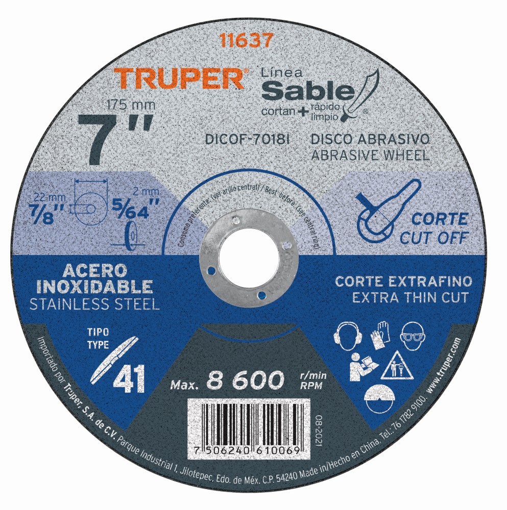 DISCO CORTE METAL 7