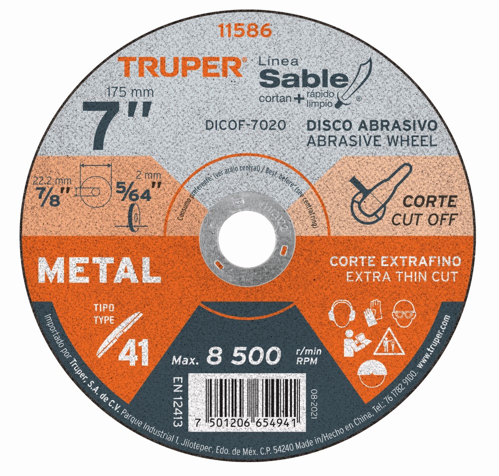 DISCO CORTE METAL 7