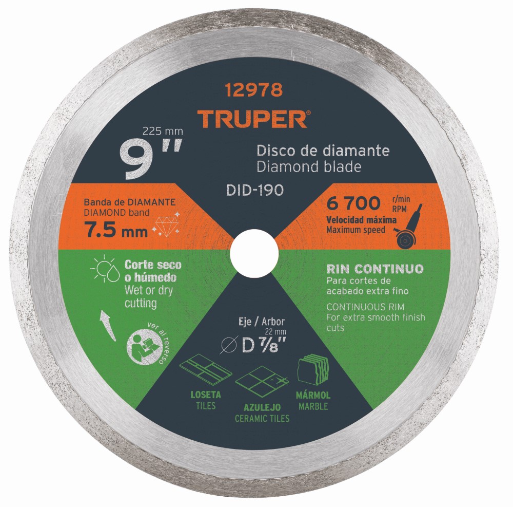 DISCO DIAMANTE CONTINUO 9