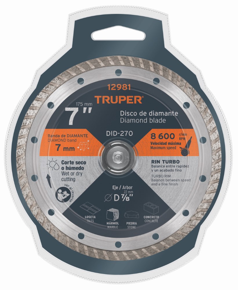 DISCO DIAMANTE TURBO 7