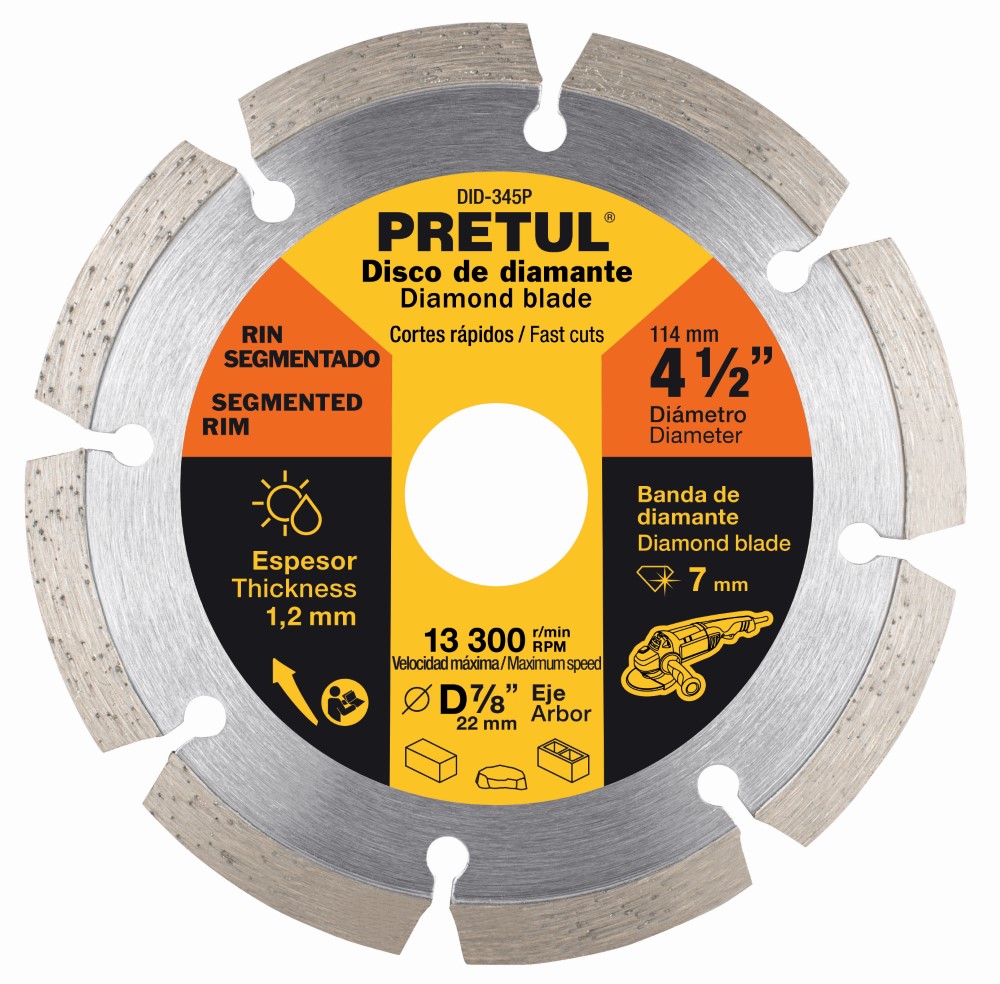 DISCO DE DIAMANTE RIN SEGMENTADO 4 1/2 P