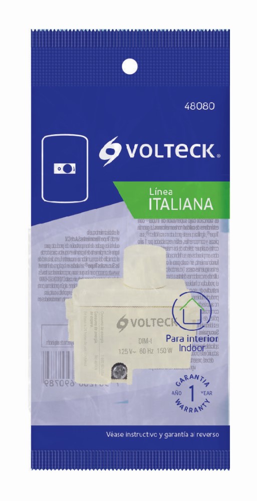 DIMMER GIRATORIO MARFIL 48080 VOLTECH