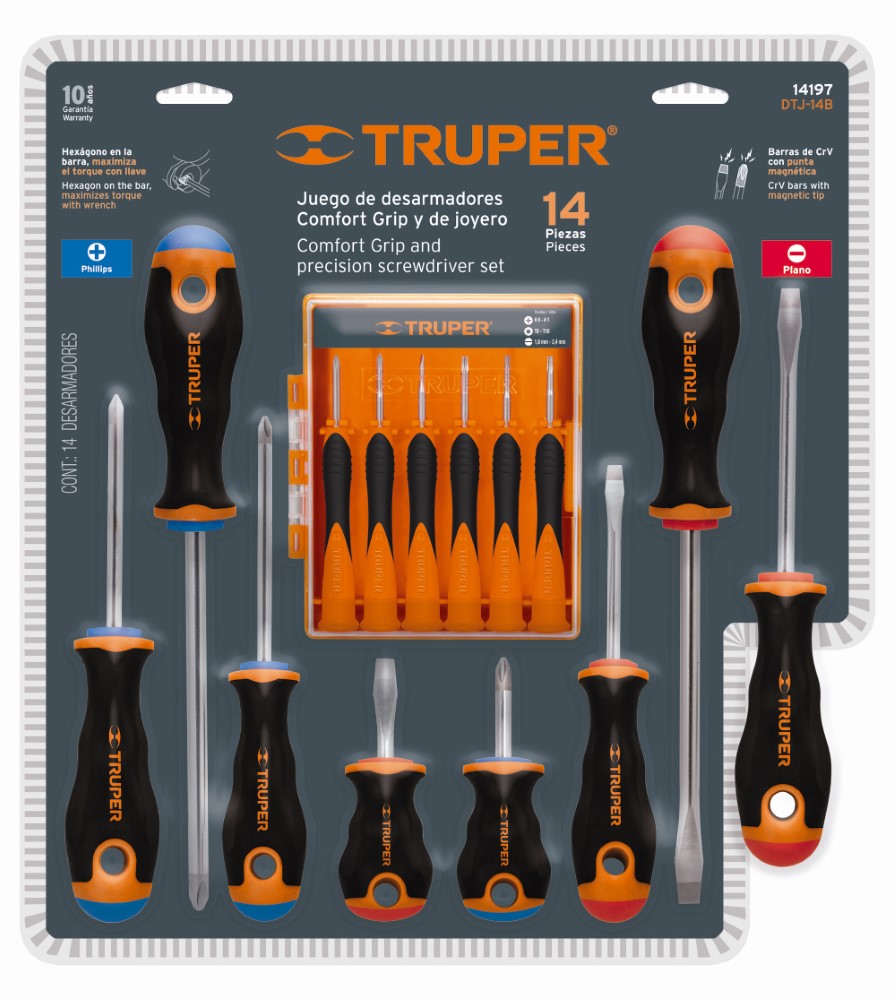 JUEGO DESARMADORES CONFORT GRIPP