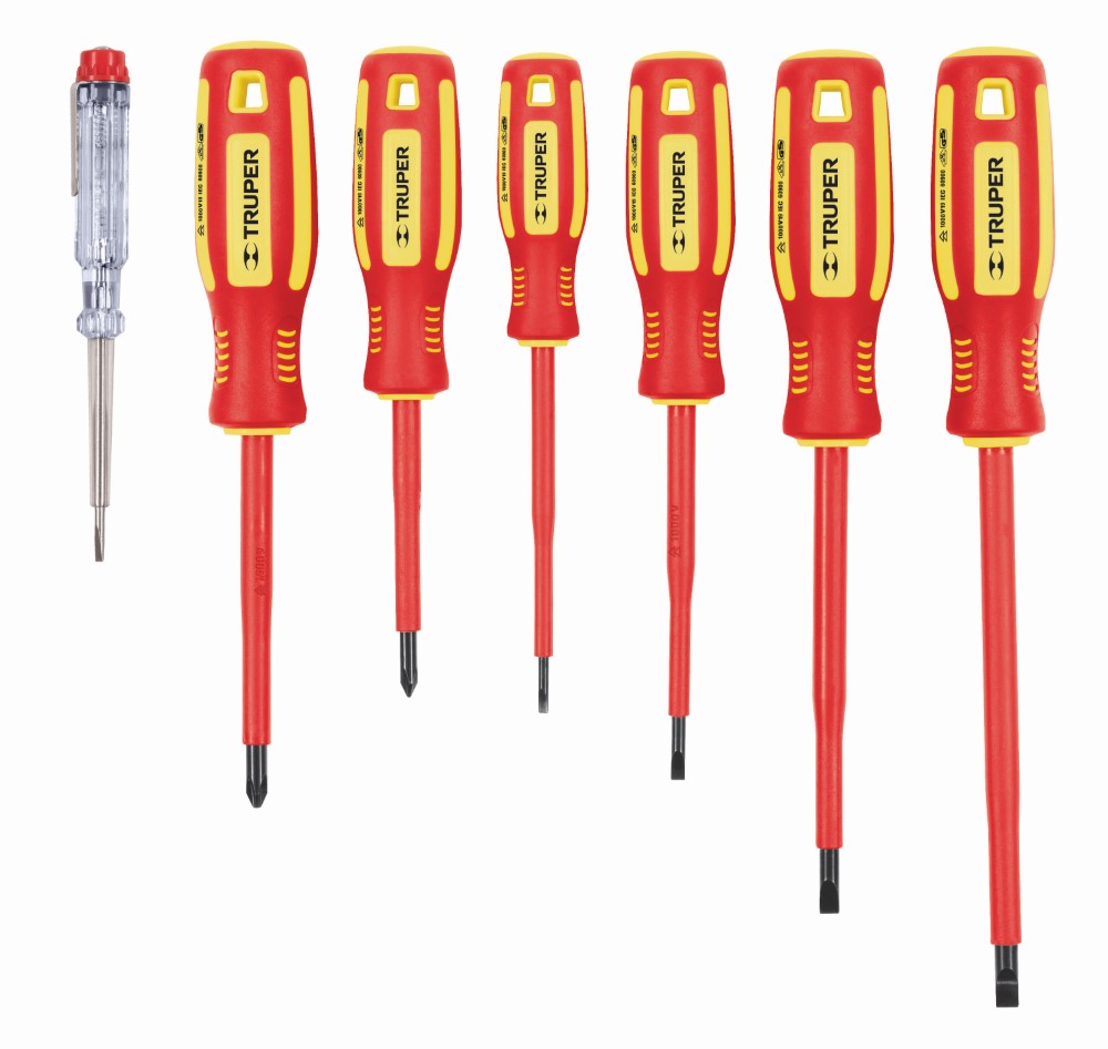 JUEGO 6 DESARMADORES DIELECTRICOS 14196