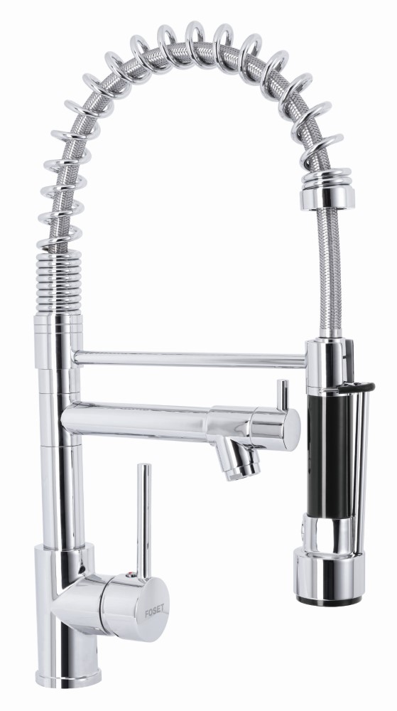 MONOMANDO DOBLE SALIDA FREGADERO CROMO