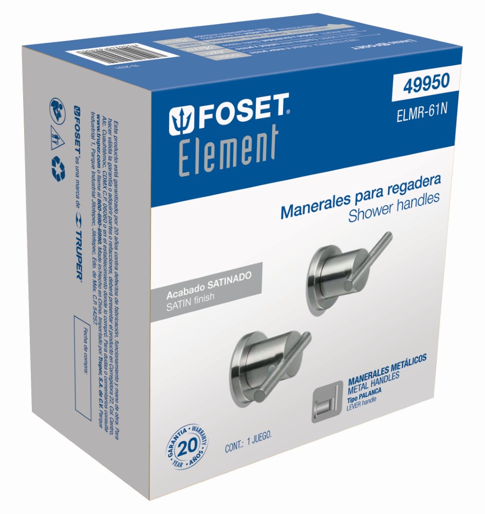 MANERALES REGADERA SATIN ELEMENT