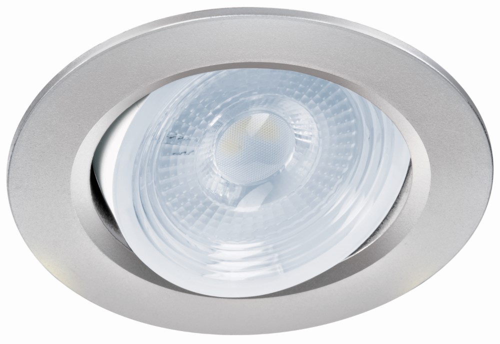 EMPOTRADO REDONDO 5 W 6500K LED PLATA
