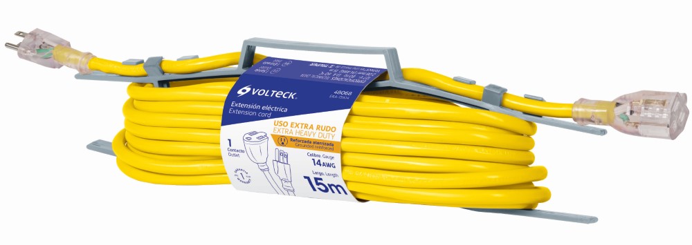 EXTENSION ELECTRICA AMARILLA 15M