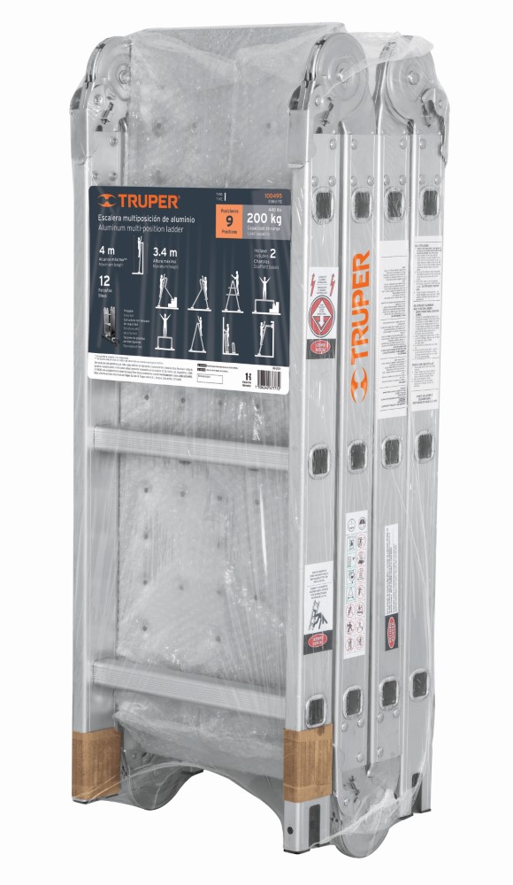 ESCALERA MULTIPOSICION 12 PELDAÑOS