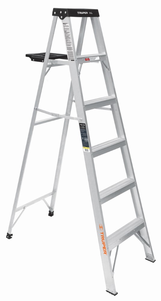 ESCALERA TIJERA 5 PELD NEGRA 16743 TRUPE