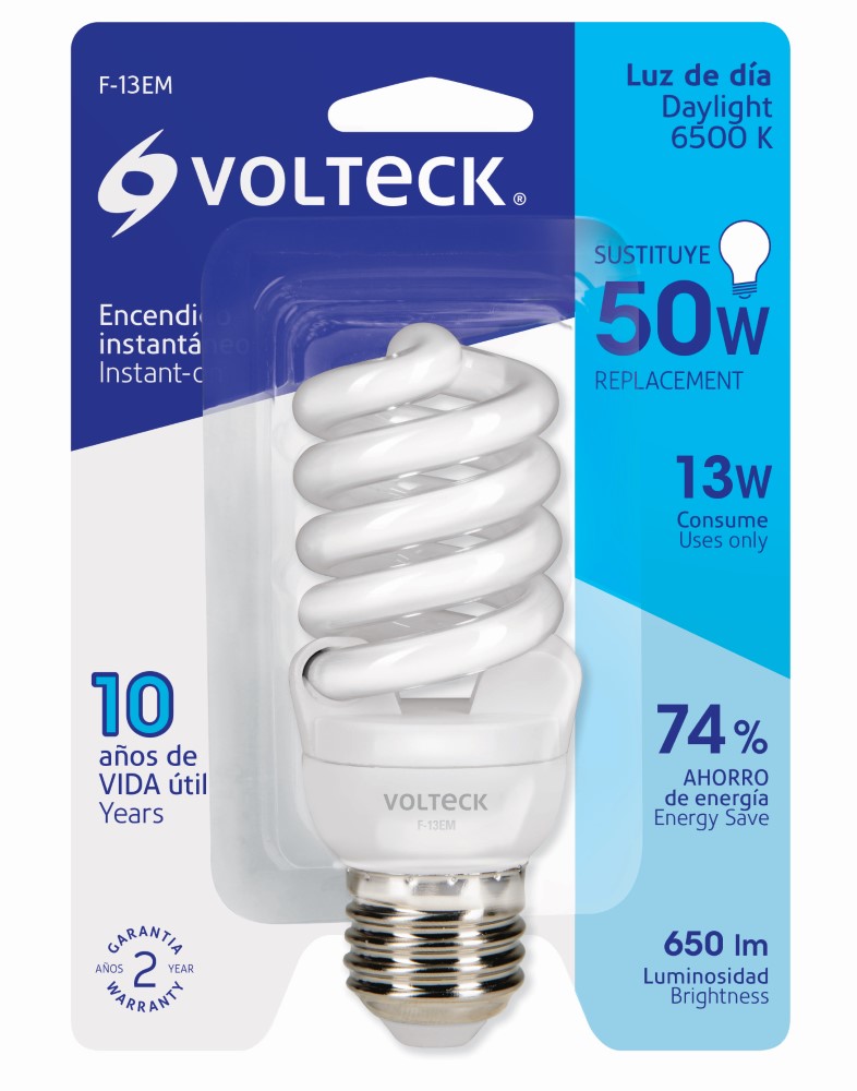 FOCO ESPIRAL 13W 50W 650L FRIA