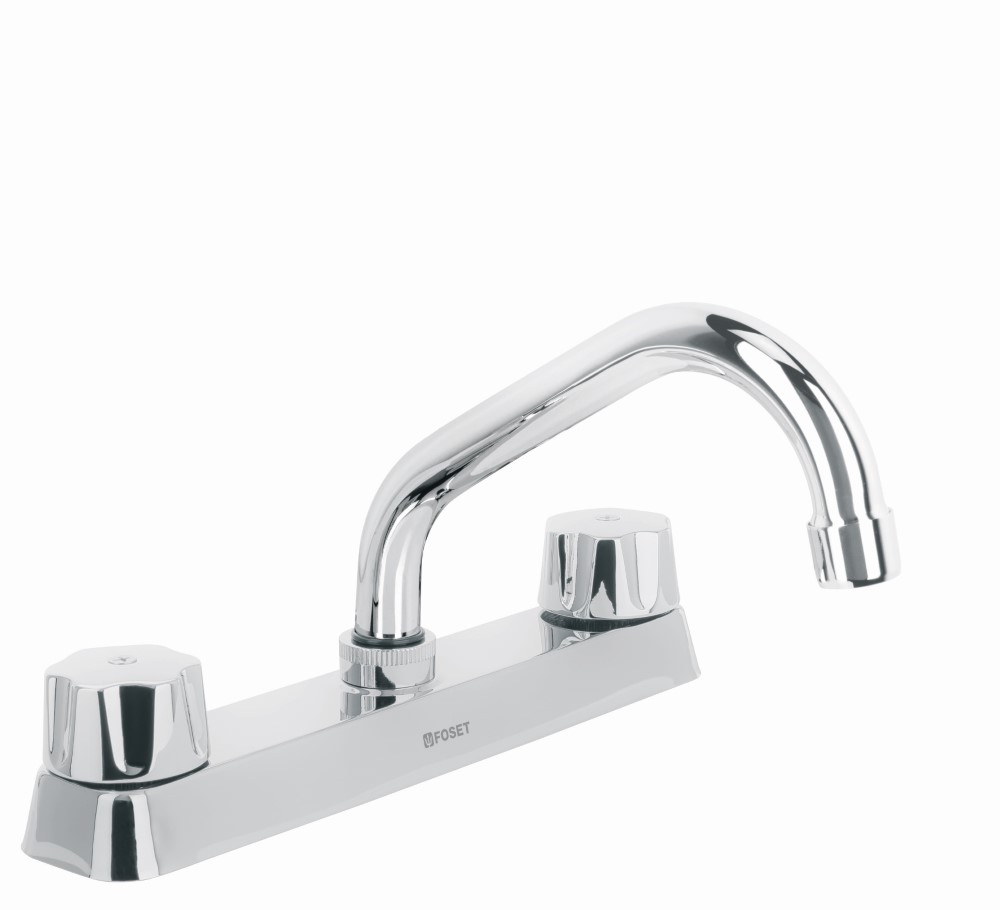 MEZCLADORA FREGADERO CORTO TRAD BASIC