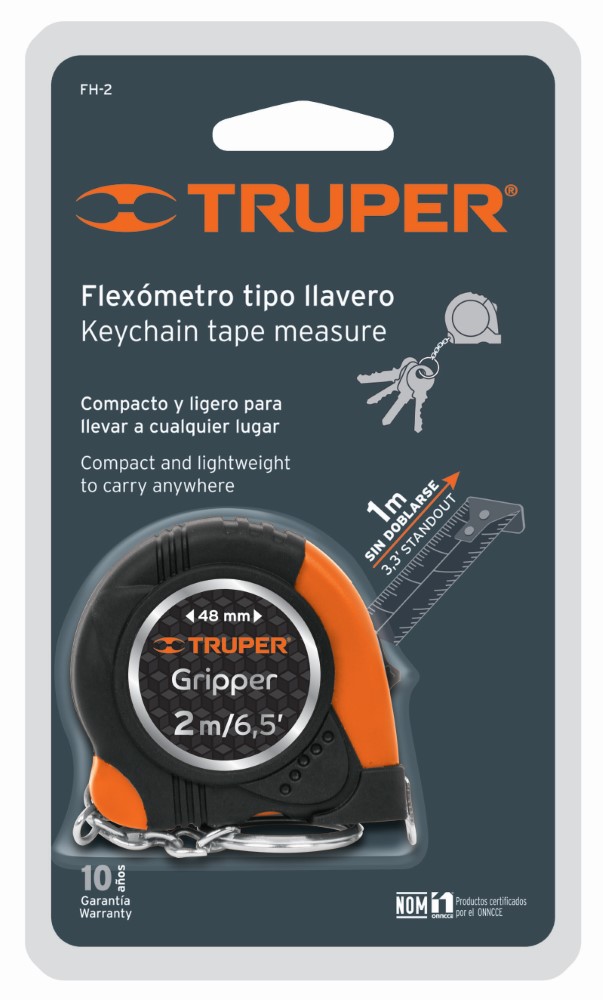FLEXOMETRO TIPO LLAVERO 2 M