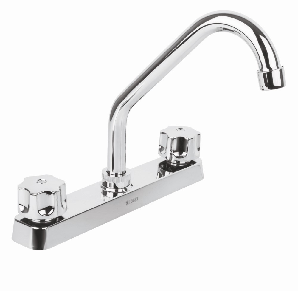 MEZCLADORA FREGADERO CORTO ABS TRAD BASI