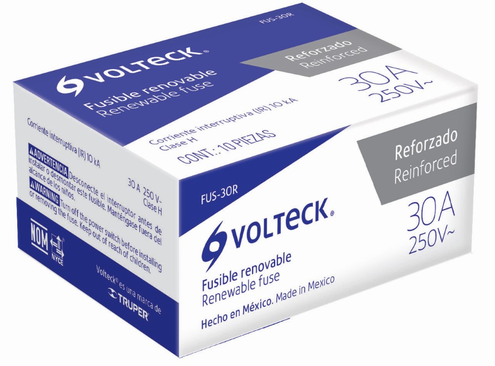 FUSIBLE 30 A REFORZADO VOLTECK