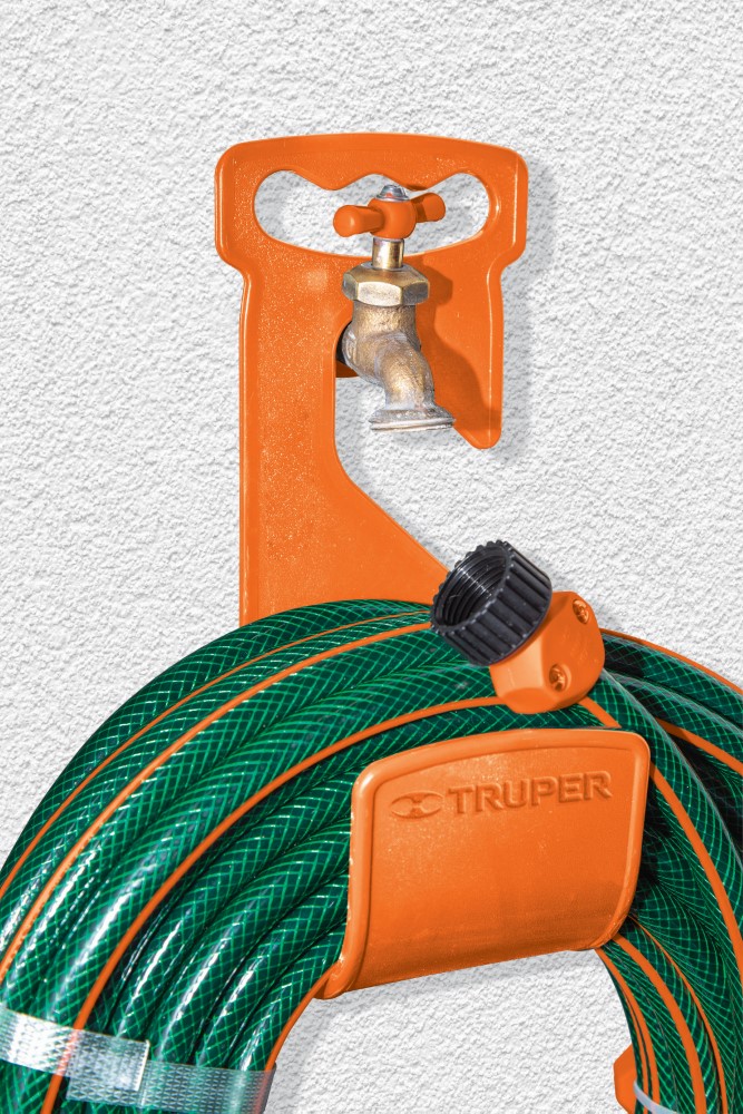 GANCHO PLASTICO PARA MANGUERA DE JARDIN