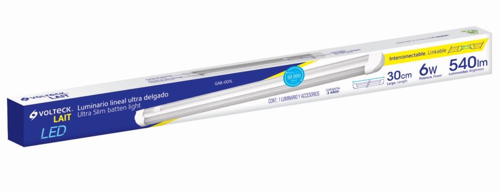 LUMINARIO GABINETE 6W LED