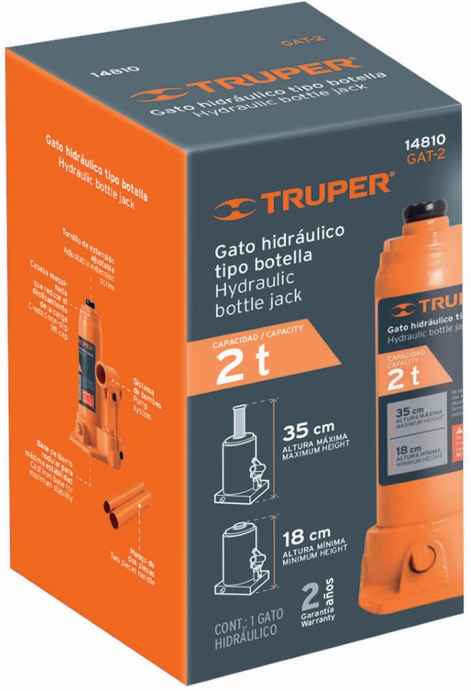 GATO BOTELLA 2 TON