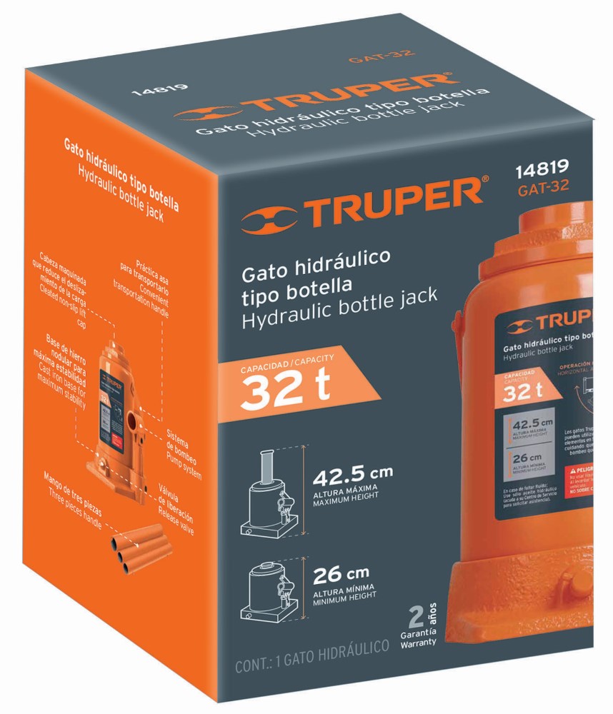 GATO BOTELLA 32 TONS