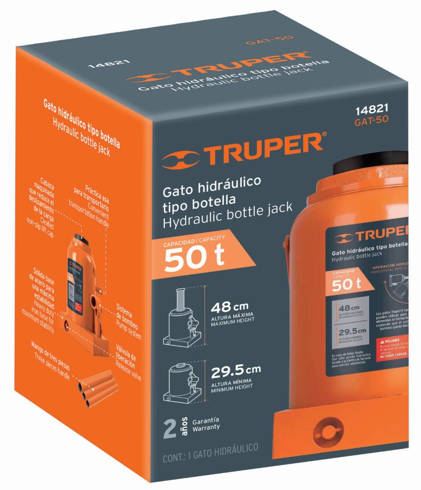 GATO BOTELLA 50 TON