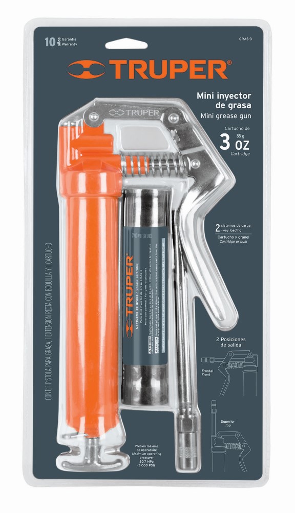 MINI INYECTOR DE GRASA 3 OZ GRAS-3 TRUPE