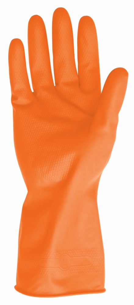 GUANTES LATEX GDE NARANJA TRUPER