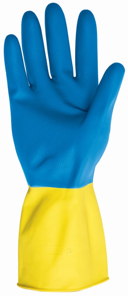 GUANTES LATEX GDE AZUL TRUPER