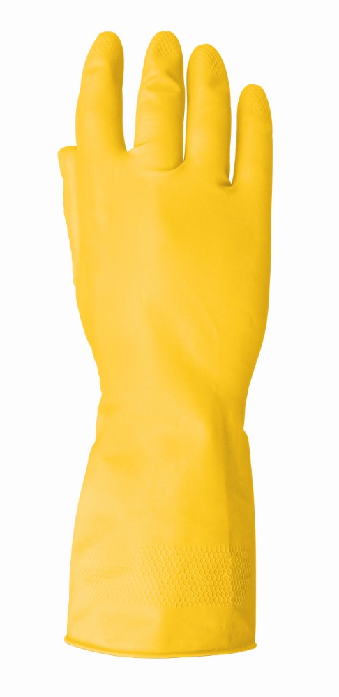 GUANTES LATEX MED AMARILLO PRETUL