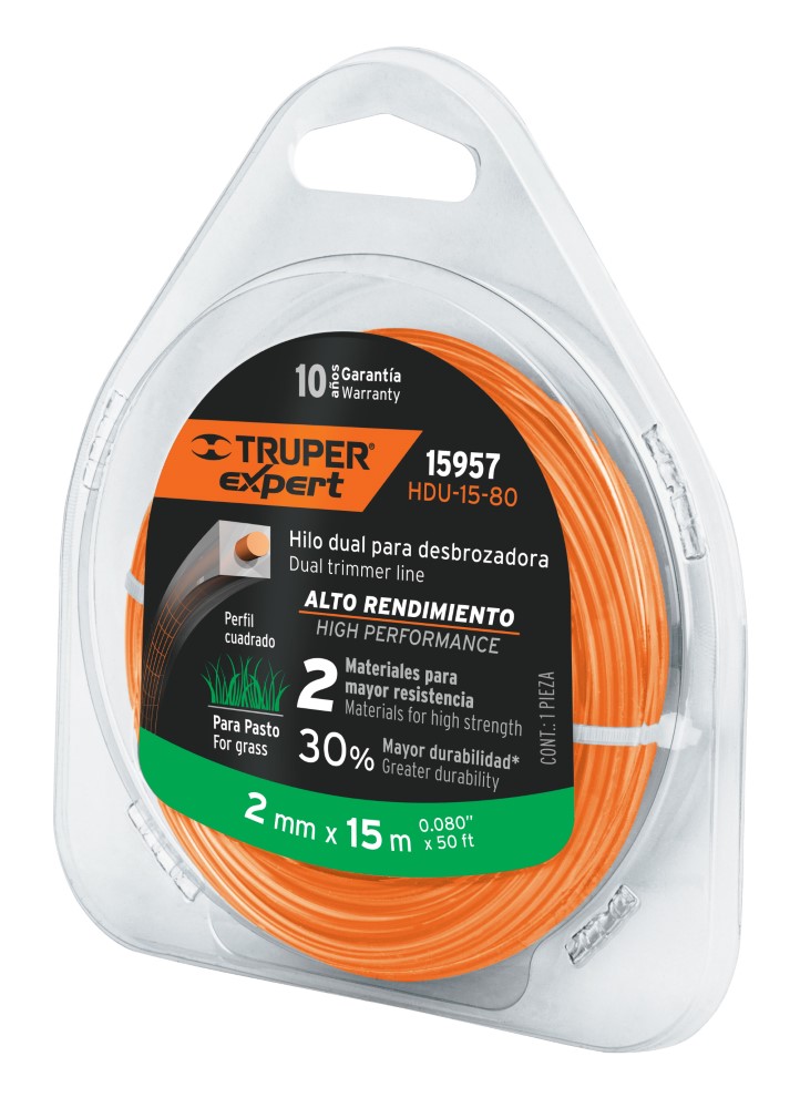 HILO DESBROZADORA EXPERT VERDE 2MM