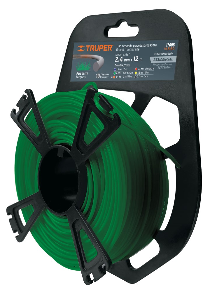 HILO DESBROZADORA 2MM X 120M VERDE