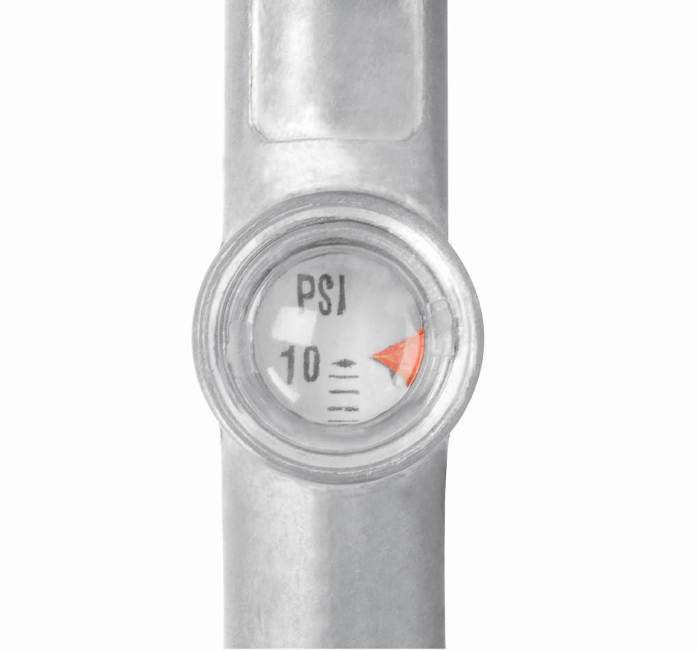 INFLADOR DOBLE CON CALIBRADOR METAL