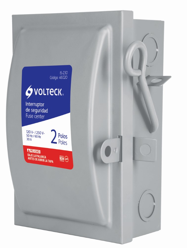 INTERRUPTOR SEGURIDAD 2 POLOS 30 A VOLTE