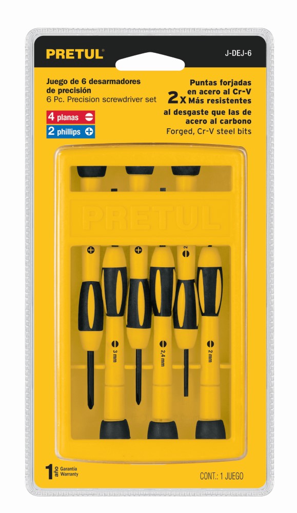 JUEGO DESARMADOR JOYERO 6 PIEZAS