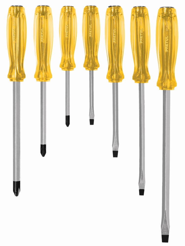 JUEGO DESARMADORES IMPACTO 7 PIEZAS PRET