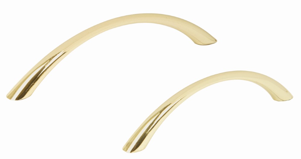 JALADERA LATON BRILLANTE ESTILO ARCO 128