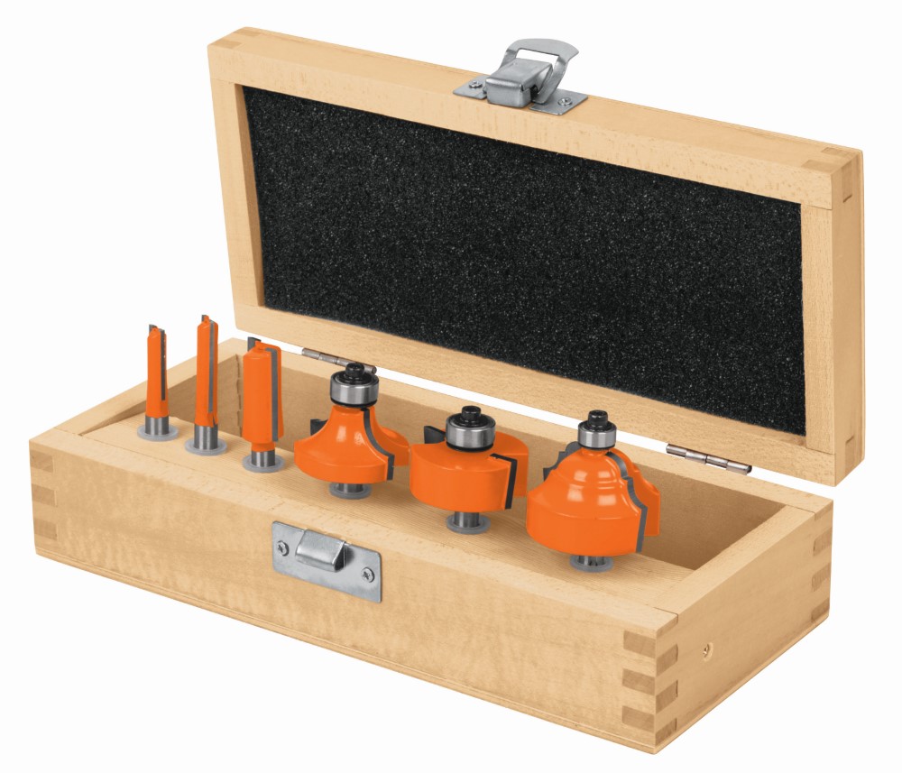 JUEGO BROCAS ROUTER 6 PIEZAS