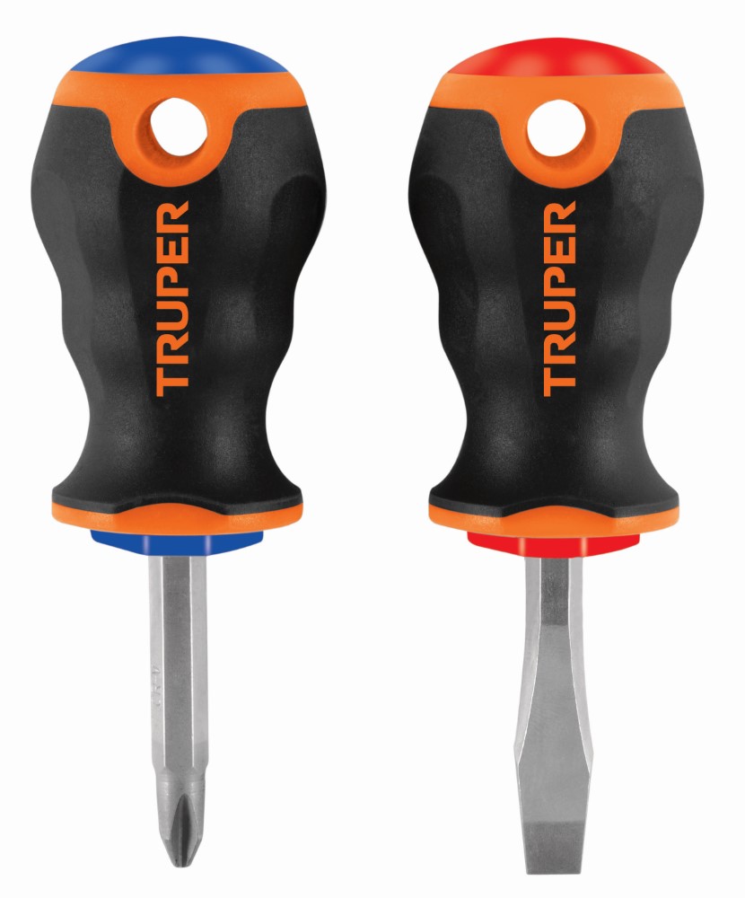 JUEGO 2 DESARMADORES 3/16X4 MANGO  19624