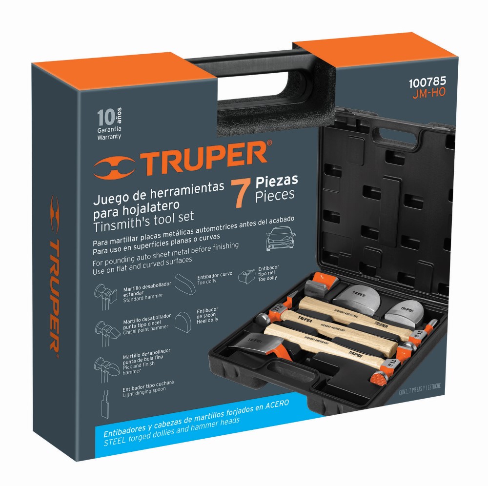 JUEGO 7 PIEZAS DE MARTILLO ENTIBADORE